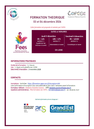 Formation FEES — session décembre